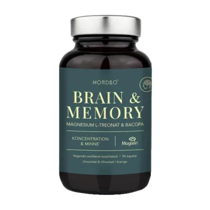 Nordbo Brain Memory 90 kapslí