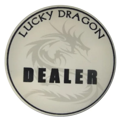 Dealer button Lucky Dragon keramický