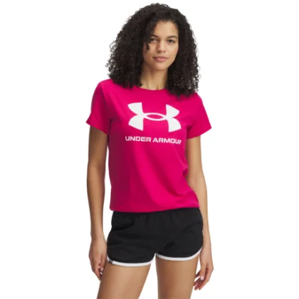 Dámske tričko s krátkym rukávom UNDER ARMOUR UA Rival Logo SS-PPL