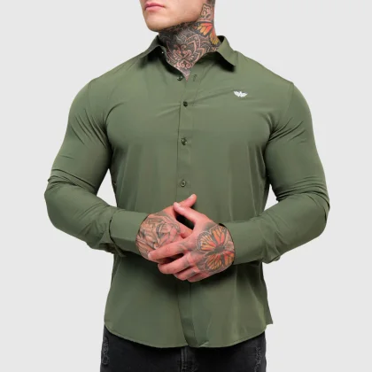 Sztreccs ing Iron Aesthetics Slim Stretch, zöld
