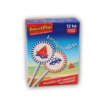 VitaHarmony TravelPop banán citron 12 lízátek