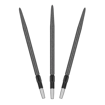 Náhradné hroty na steel šípky Target Swiss SLK čierne, 42mm - 3ks