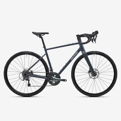 VAN RYSEL Cestný bicykel EDR AF2 Tiagra 2 × 10 sivý M