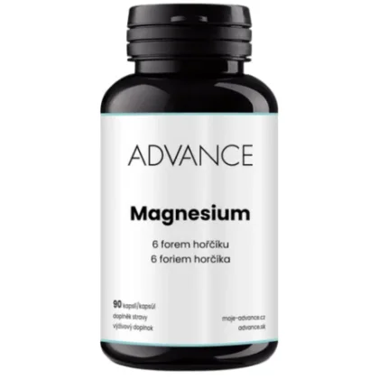 ADVANCE Magnesium 6 foriem horčíka 90 kapsúl