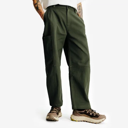 DECATHLON Pánske fitness 7/8 nohavice kaki XL (W39 L34)
