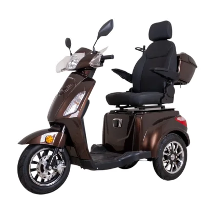 Elektrický trojkolesový vozík inSPORTline Zorica Deluxe s elektromagnetickou brzdou • 25km/h • až 45 km dojazd