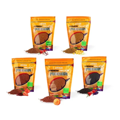 Mikro pelety ZFISH Premium Pellets Feeder, 700 g Spicy Fish