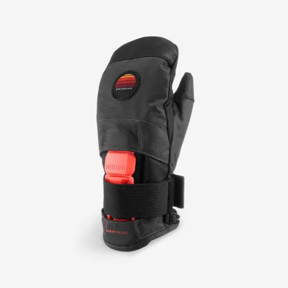 DREAMSCAPE Detské palčiaky MI 500 Protect na snowboard čierne 6 rokov