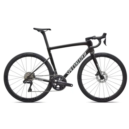 SPECIALIZED Tarmac SL8 Expert - Shimano Ultegra Di2 Gloss Obsidian Metallic/25% Cqv Reflex Super Red Pearl Over White