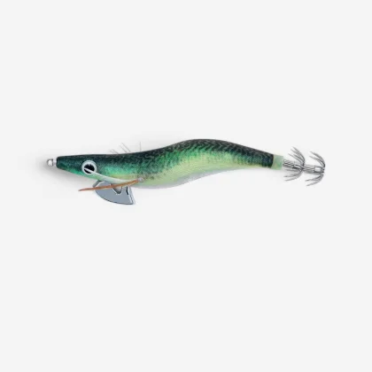 SEA SQUID Nástraha na lov sépií a kalmárov SEASHELL 3.0 zelená makrela bez