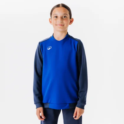 KIPSTA Mikina Essentiel Club modrá 10-11 r (141-150 cm)