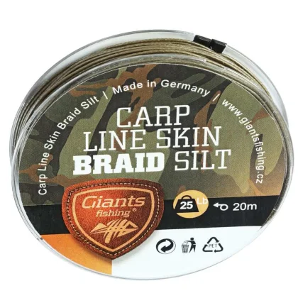 Nadväzcová šnúra GIANTS FISHING Carp Line Skin Braid Silt