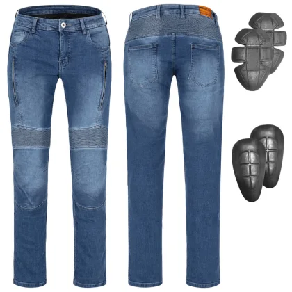 Pánske moto jeansy W-TEC Arikaro Farba čierna,