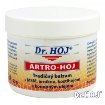 Dr. Hoj Artru-Hoj Tradičné balzam s MSM, arnikou, kostihojom a konopným olejom 150 g