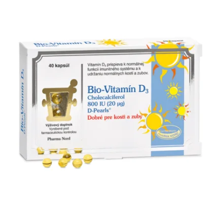PHARMA NORD Bio vitamín D3 40 kapsúl