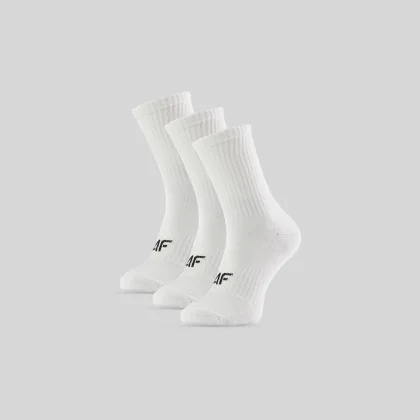 Ponožky dlhé (3-pack) pánske - biele