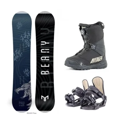 Beany Paw juniorský snowboard + Beany Junior vázání + Beany Avenger BS boty
