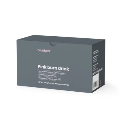 GymBeam Pink burn drink mango marakuja