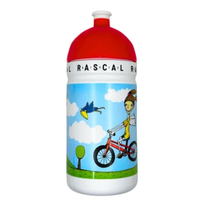 Detská fľaša na bicykel RASCAL Kids Bike Bottle 500 ml, red