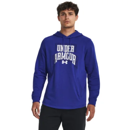 Pánska mikina s kapucňou UNDER ARMOUR UA Rival Terry Graphic HD-BLU
