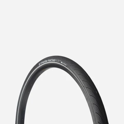 DECATHLON Plášť mestského bicykla PROTECT 700 x 42/ ETRTO 5 44-622 čierny .