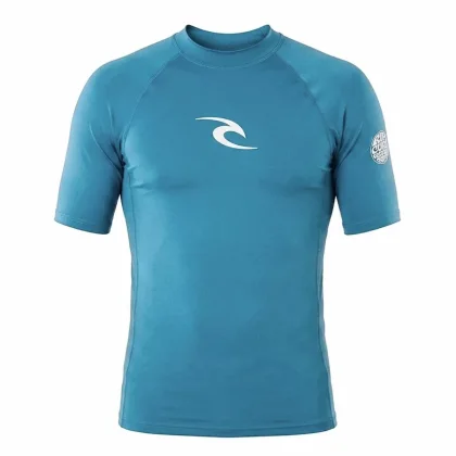 RIP CURL Pánské lycrové triko WAVES, krátký rukáv