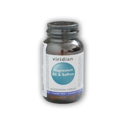Viridian Magnesium B6 + Saffron 60 kapslí