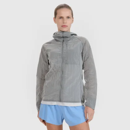 Dámská běžecká bunda Ultralight - šedá