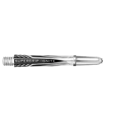 Násadky na šípky Harrows Supergrip Ignite priesvitné, midi 40mm