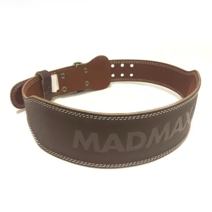 MADMAX Fitness opasok Full Leather Chocolate Brown S