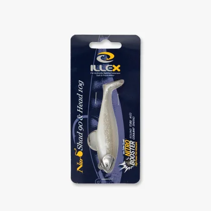 ILLEX ILLEX Nitro Shad 90 set prívlačovej nástrahy predpripravený 10g Flash Sight bez