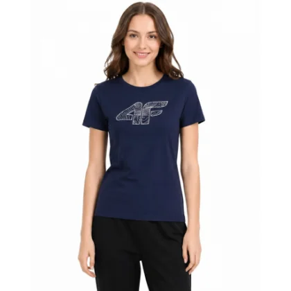 Női rövid ujjú póló 4F TSHIRT F3309-31S-NAVY