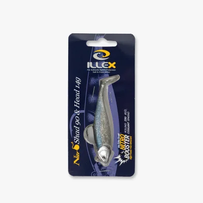 ILLEX ILLEX Nitro Shad 90 set prívlačovej nástrahy predpripravený 14g Bleak bez