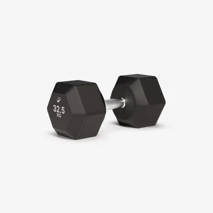 DOMYOS Šesťhranná činka Hex Dumbbell 32,5 kg pro bez