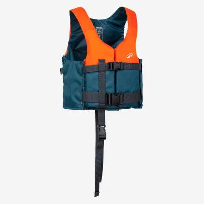 ITIWIT Pomocná plávacia vesta 50N+ na kajak/paddleboard/jachting modro-oranžová 40-60 kg