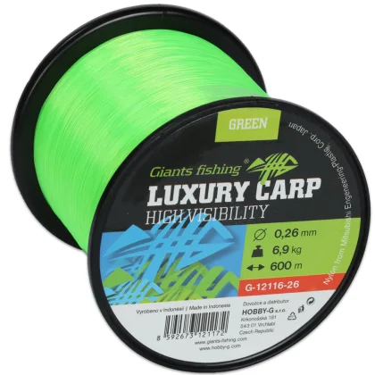 GIANTS FISHING Luxury Carp High Visibility Green priemer 0,30 mm, nosnosť 9,30 kg, balenie 1400 m