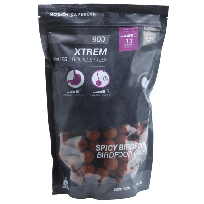 CAPERLAN Boilies Xtrem 900 20 mm 1 kg Spicy 1kg
