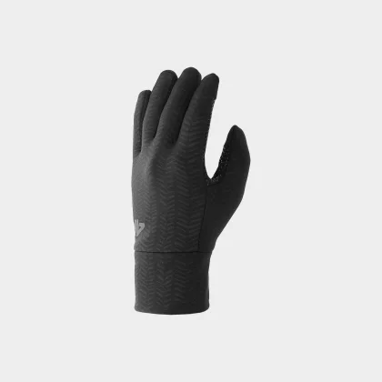 Pletené rukavičky Touch Screen unisex - černé