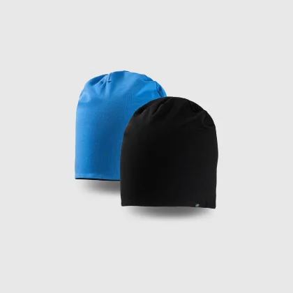 Detská čiapka beanie - modrá
