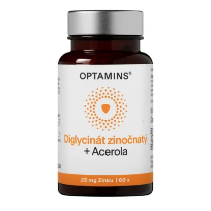 OPTAMINS Diglycinát zinočnatý + Acerola 60 kapsúl