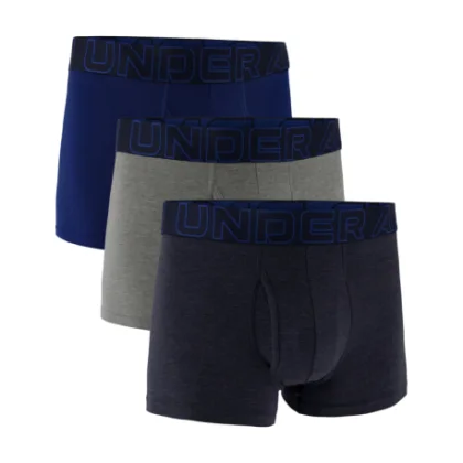 Férfi boxeralsók UNDER ARMOUR 3 PACK-UA PERFORMANCE COTTON SOLID 3in-BLU