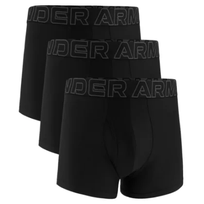 Pánske boxerky UNDER ARMOUR 3 PACK-UA PERFORMANCE TECH - SOLID 3 inch-BLK