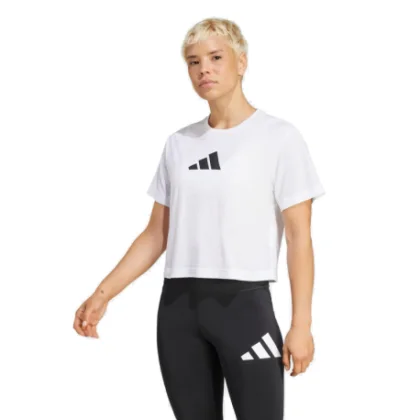 ADIDAS ADIDAS dámske tričko s potlačou loga biele S