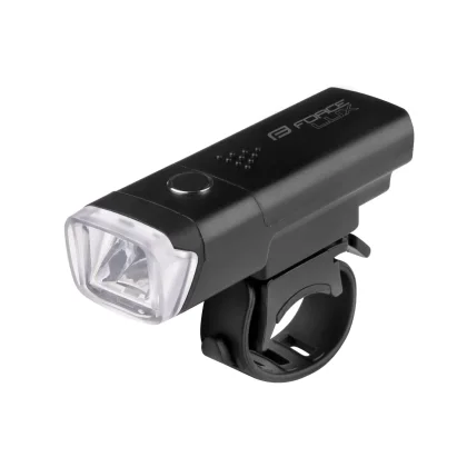 Force Světlo přední LUX 100LM baterie, černé