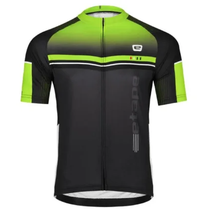 Etape Maestro cyklistický dres černá-žlutá fluo