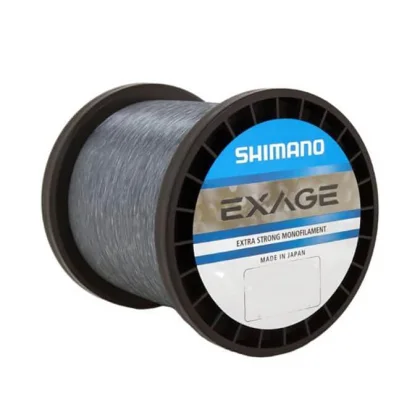 SHIMANO Line Exage Steel Grey, 1000 m priemer 0,355 mm, nosnosť 10,40 kg