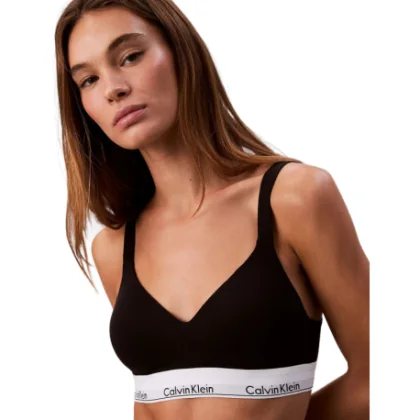 Dámska podprsenka CALVIN KLEIN Lift Bralette Icon Cotton Modal black