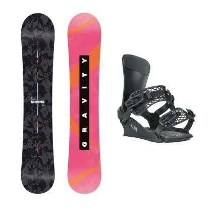 Gravity Sirene 25/26 dámský snowboard + Gravity Fenix black 25/26 vázání