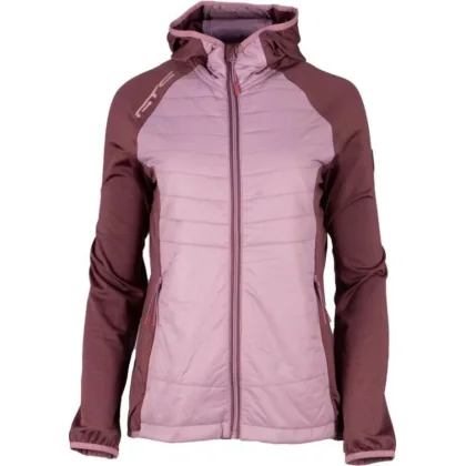 GTS404042L Padded Hoodie dámská bunda, Plum POUZE XL (VÝPRODEJ)