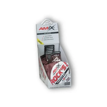 Amix Performance Series 20x Rocks Energy Gel With Caffeine 32g